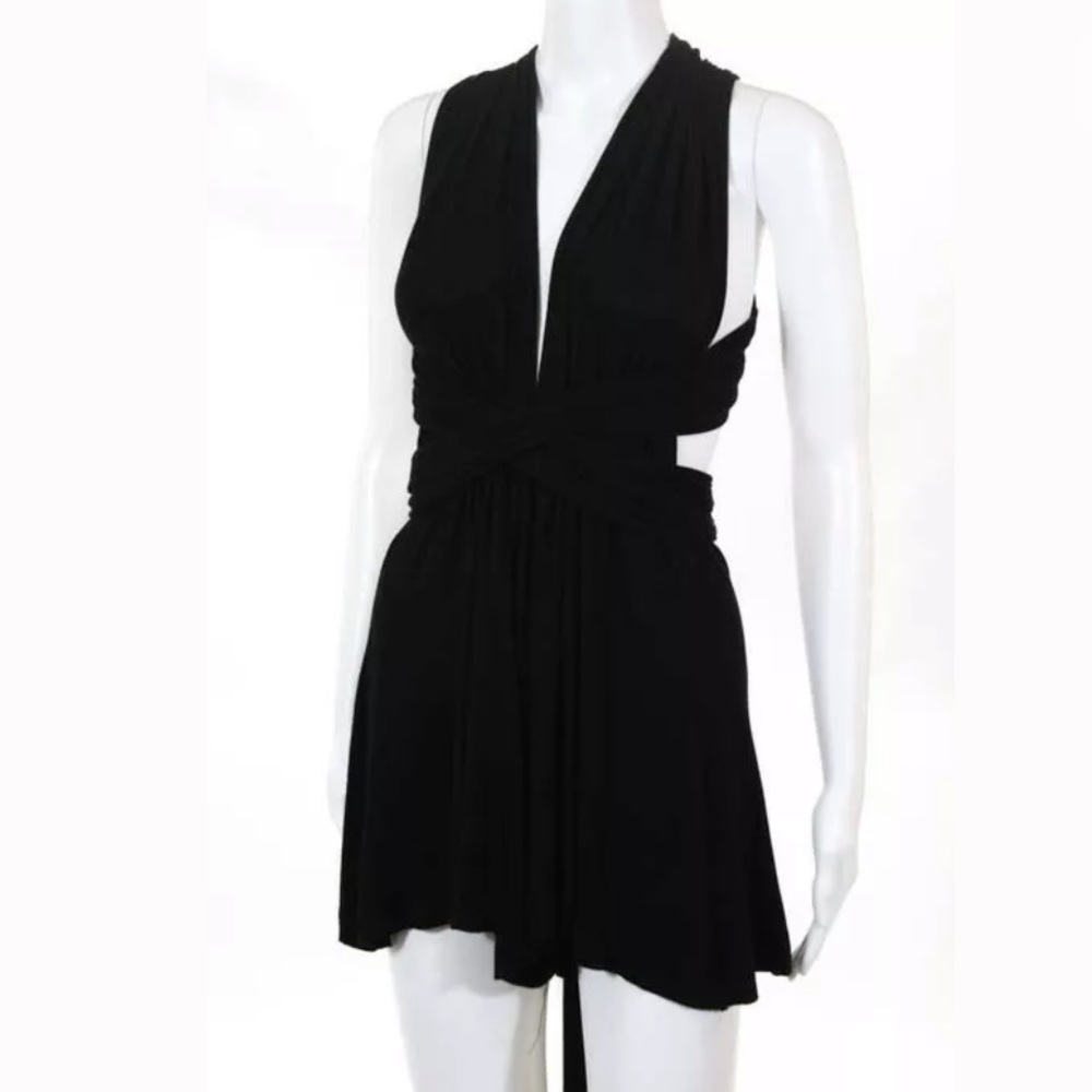 Elan Romper With Multiple Ways To Tie Stretchy New - image 6
